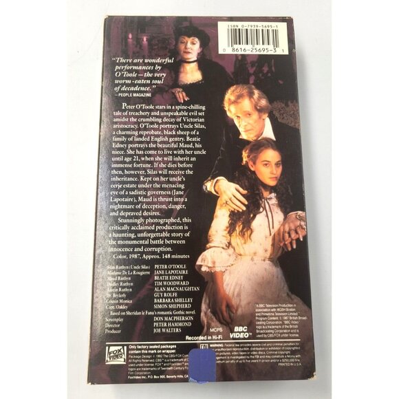 The Dark Angel VHS 1987 Gothic Suspense UNCLE SILAS Wants Niece's Inheritance - Picture 4 of 6